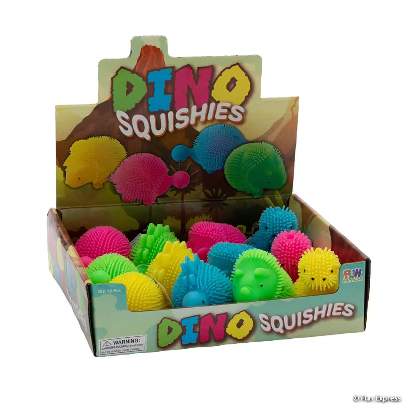 Brightly Colored Dinosaur Squishies