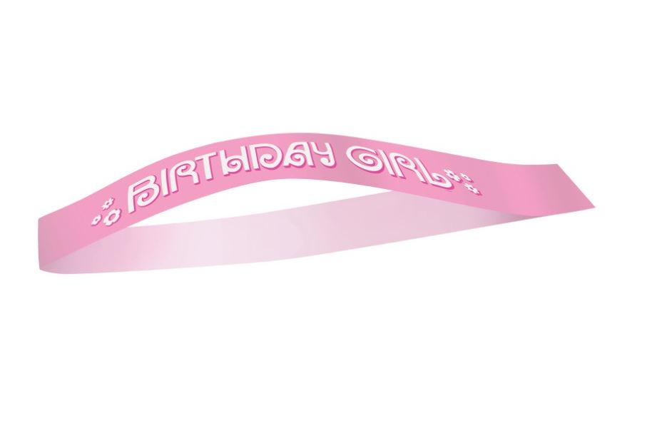 Birthday Girl Deluxe Satin Sash