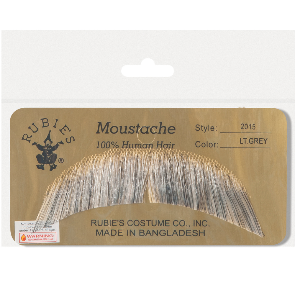 Character Moustache-Light Grey