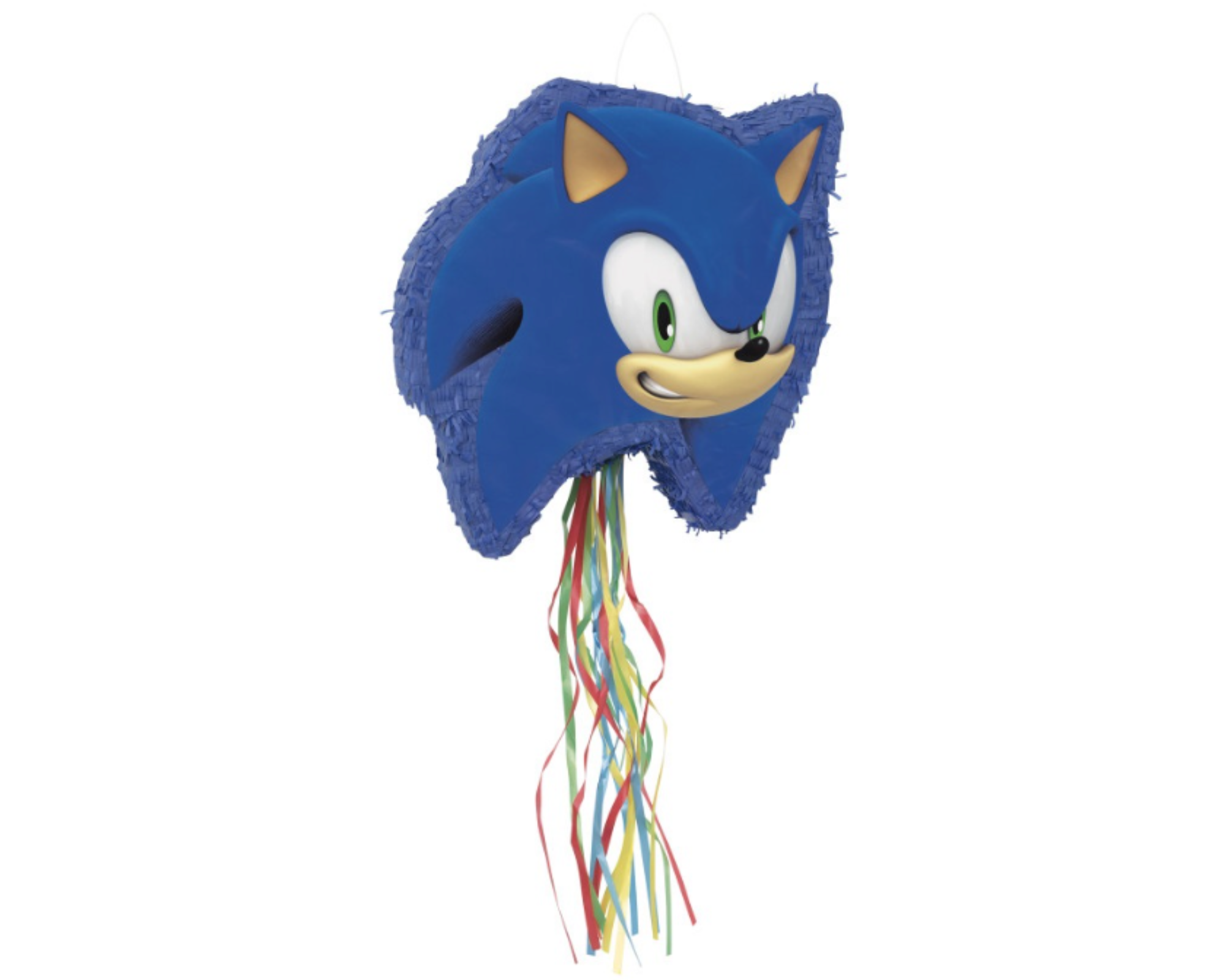 Sonic the Hedgehog Shaped Drum Pull Pinata