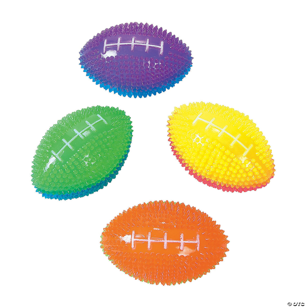 Mini Light-Up Spike Football Assortment