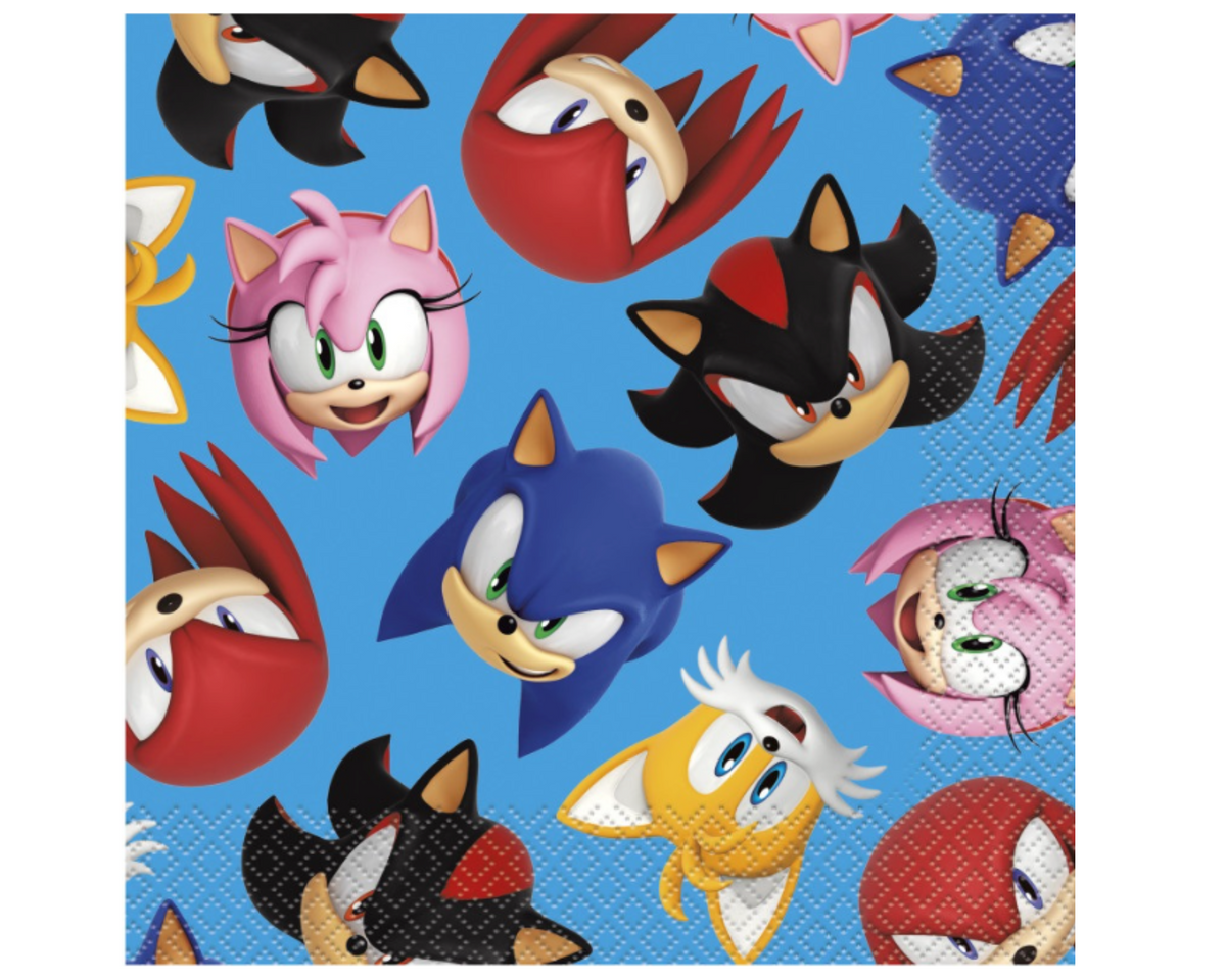 Sonic the Hedgehog Luncheon Napkins
