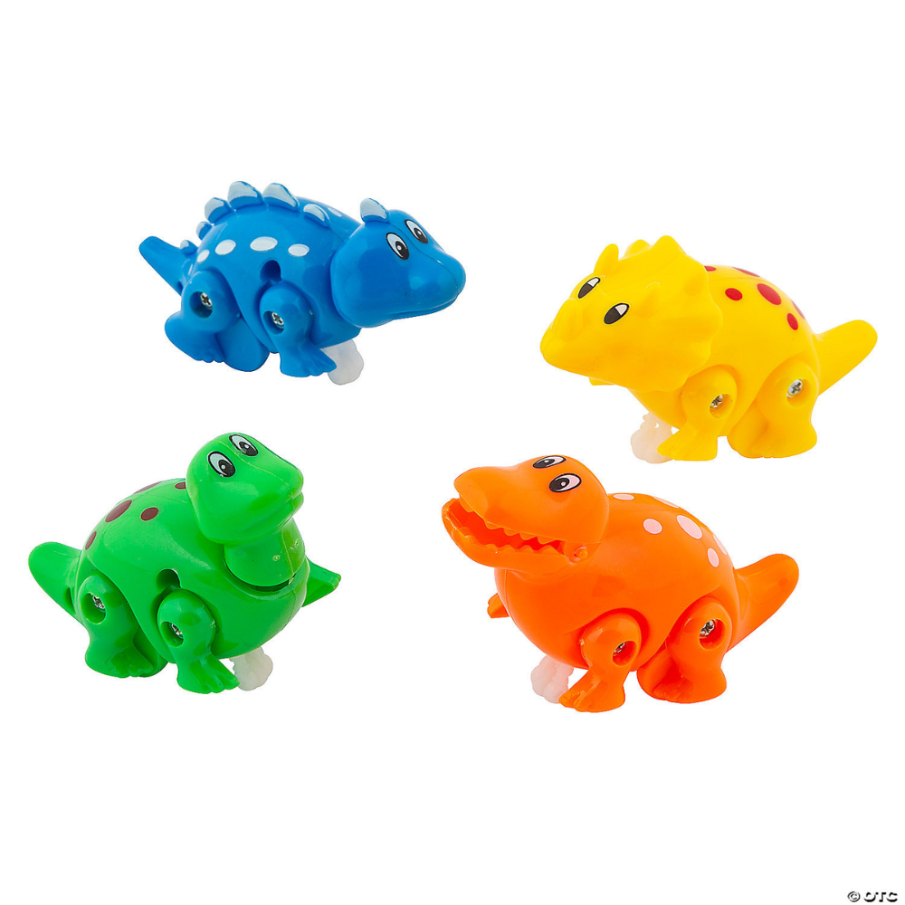 Plastic Press And Go Dinosaurs