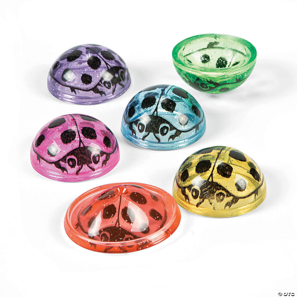 Mini Glitter Ladybug Poppers
