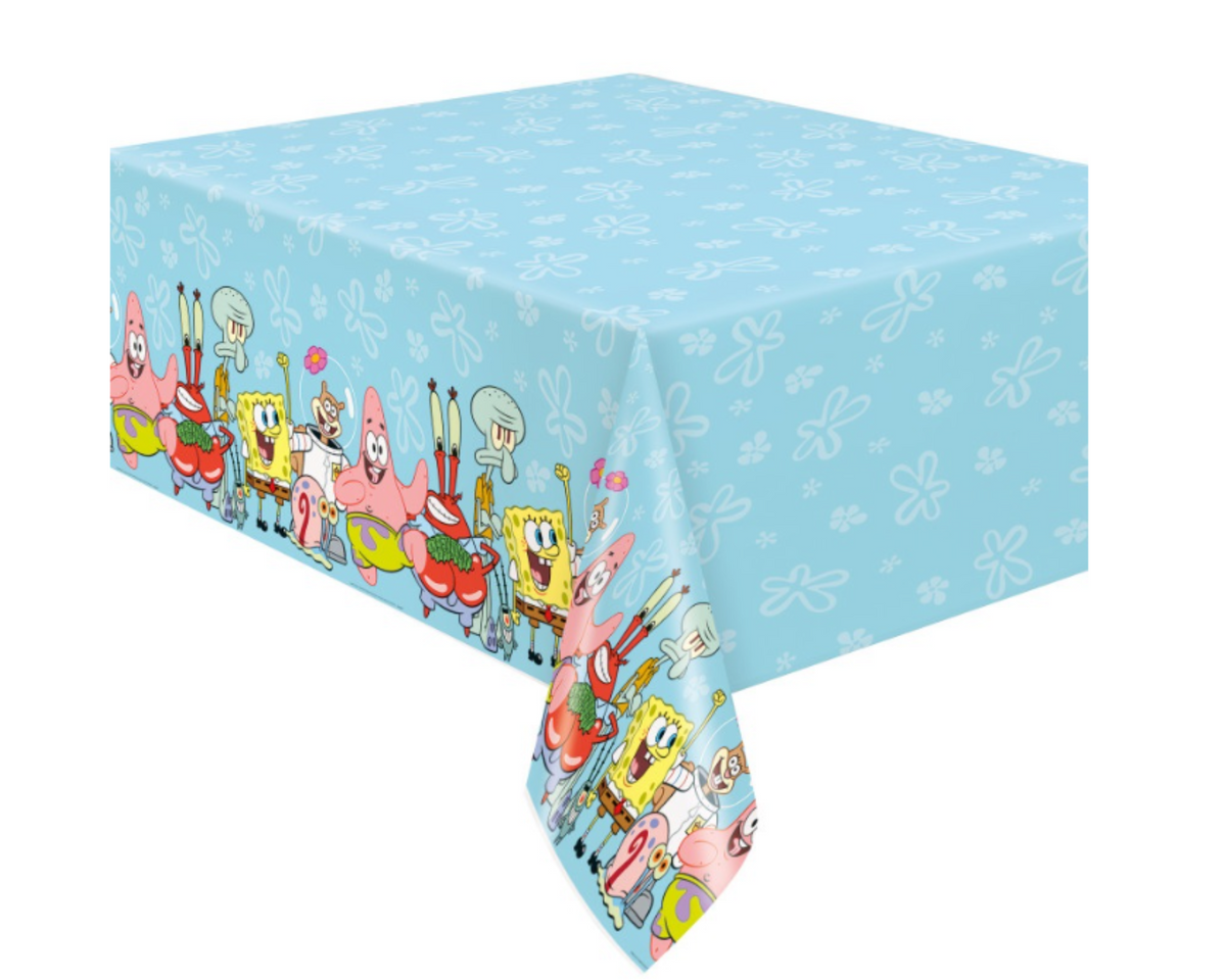 SpongeBob SquarePants Rectangular Plastic Table Cover  54" x 84"