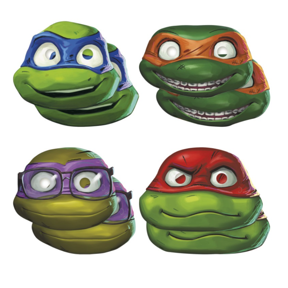 TMNT Mutant Mayhem Paper Masks