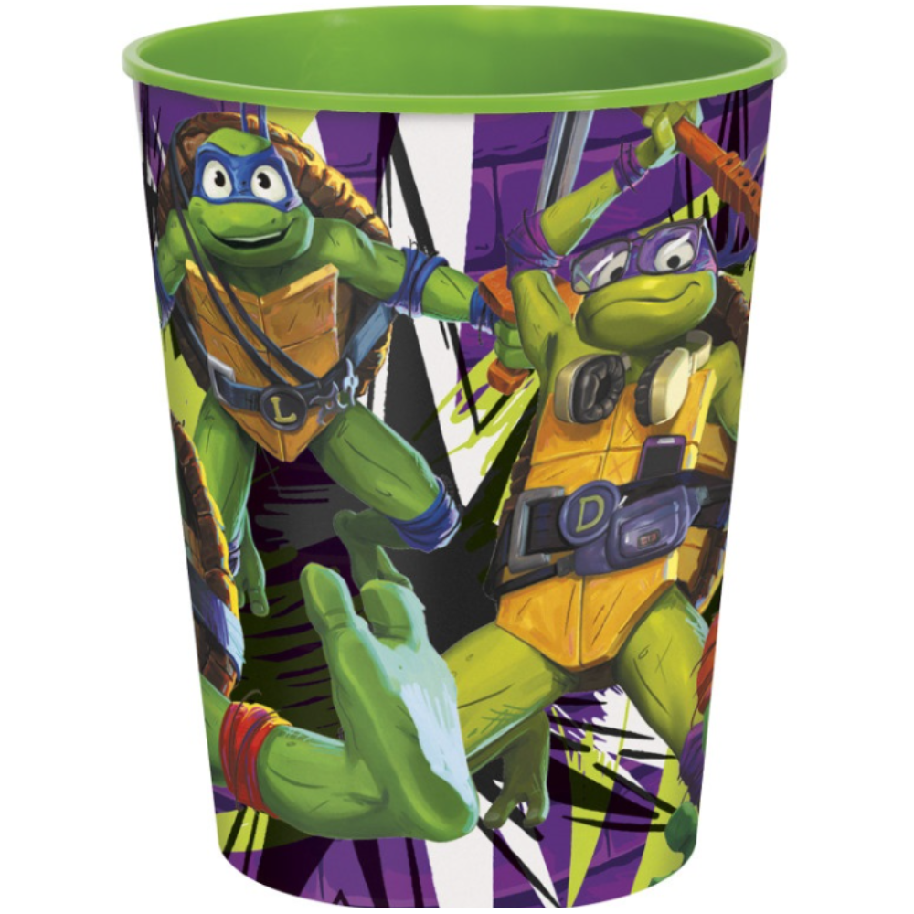 TMNT Mutant Mayhem 16oz Plastic Stadium Cup