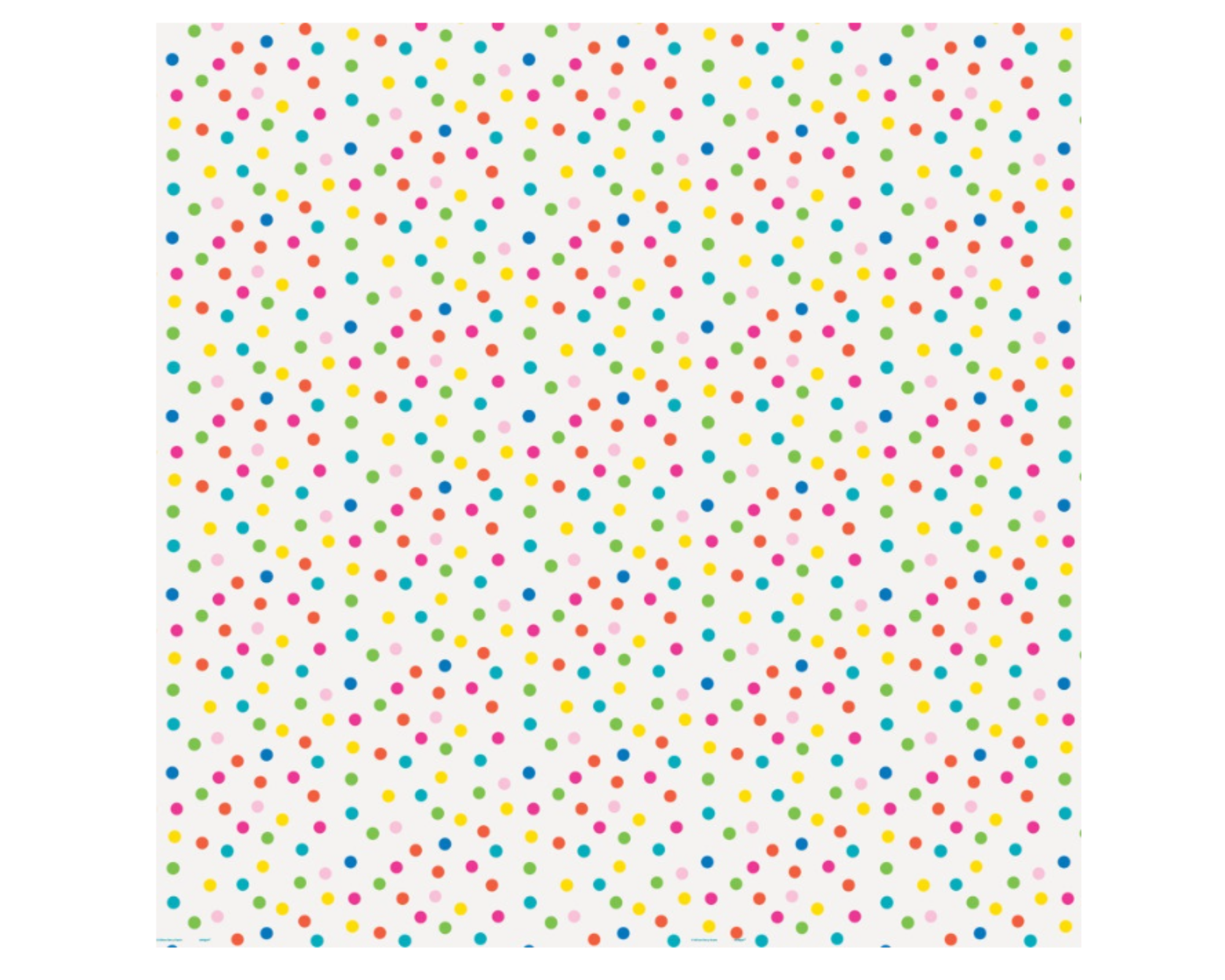 Confetti Cake Birthday Gift Wrap  30" x 5 ft