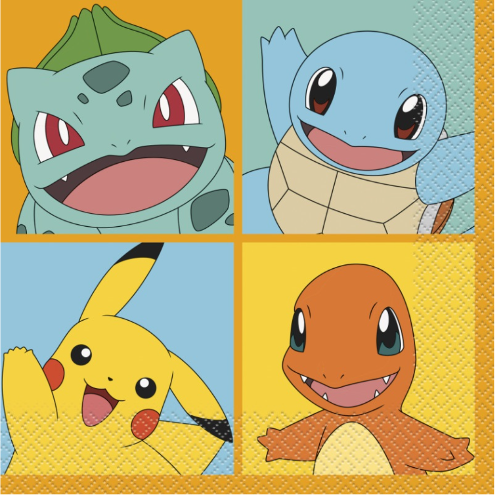 Pokémon Luncheon Napkins