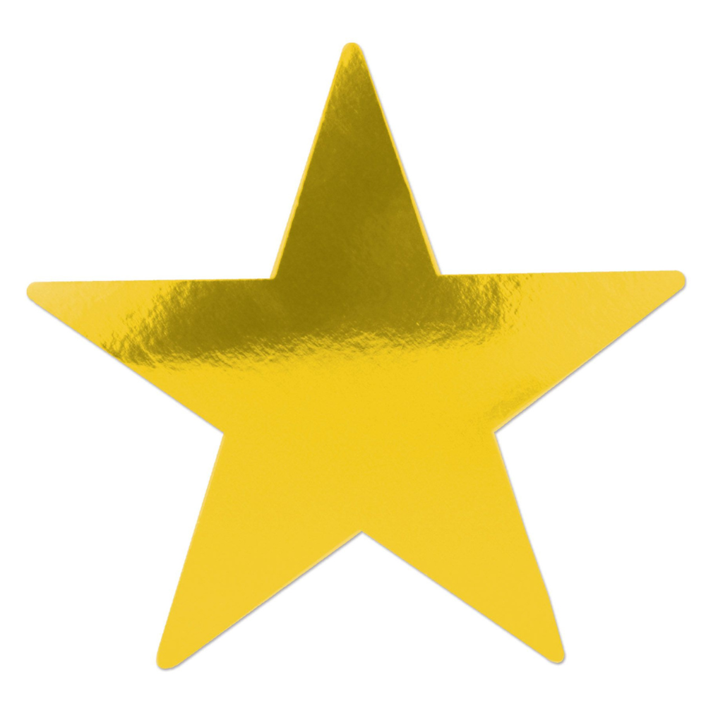 Jumbo Foil Star Cutout