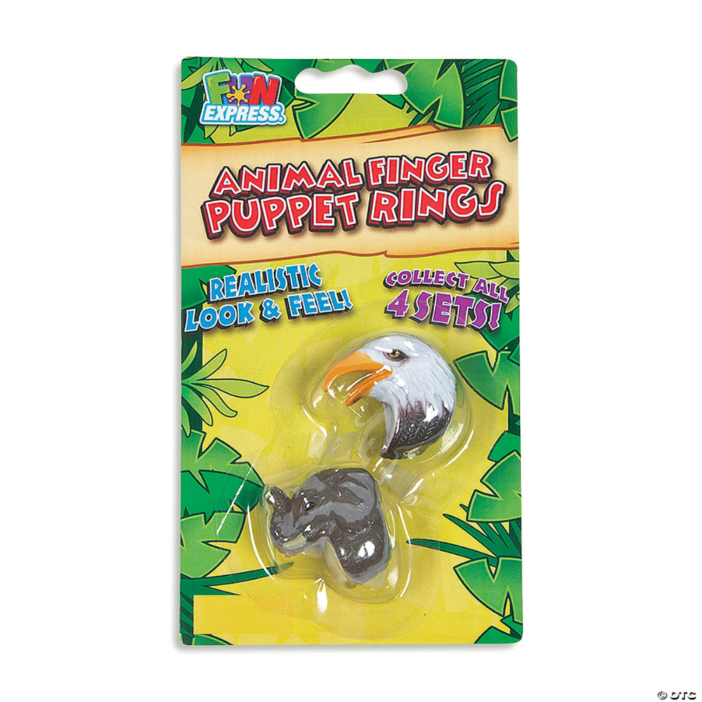 Animal Finger Puppet Rings