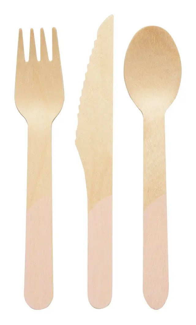 Wood Cutlery Blush 