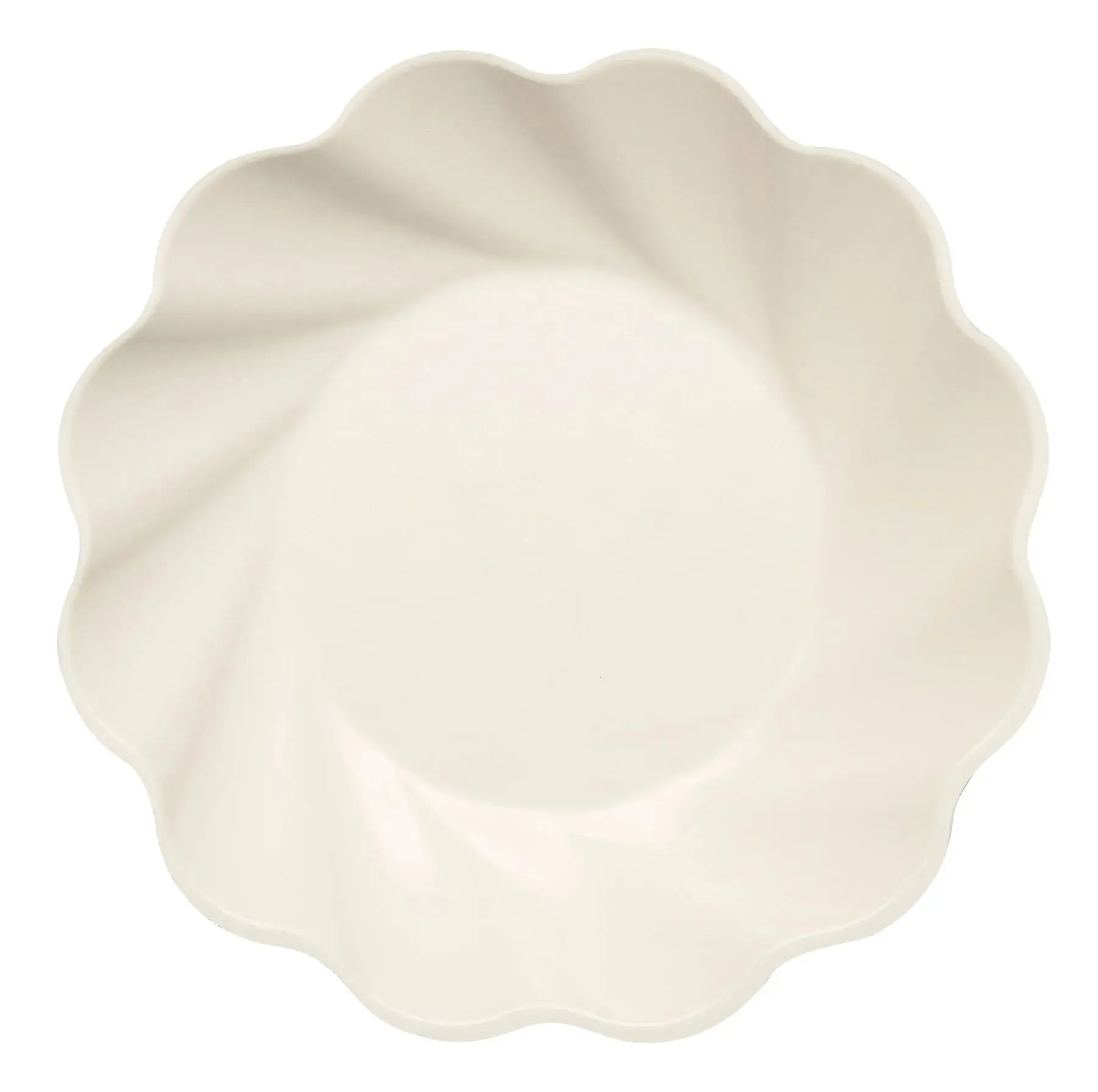 Simply Eco Compostable Salad Plates cream