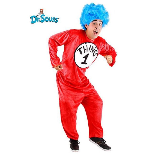 Thing 1 &amp; Thing 2 Adult Costume