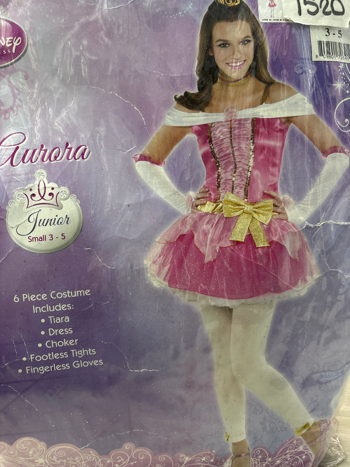 Teen Girls Aurora Costume Junior Petite 3-5