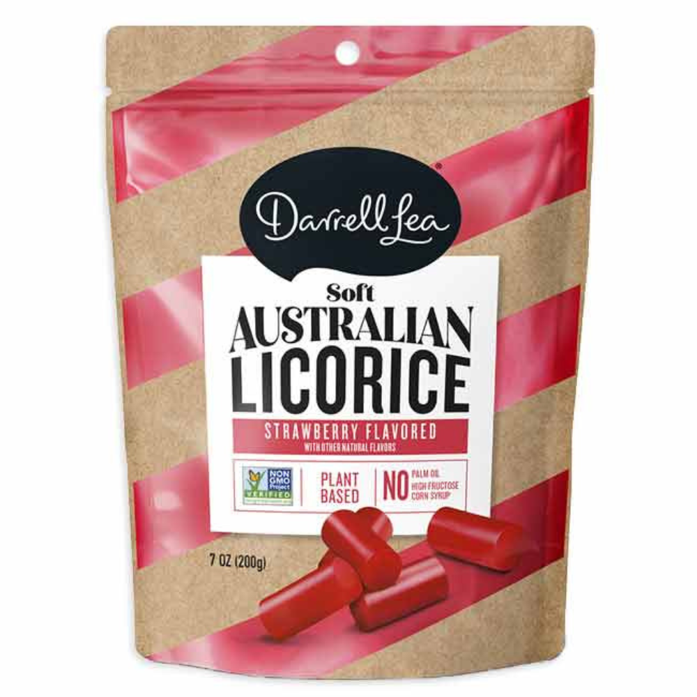 DARRELL LEA LICORICE PEG BAG - STRAWBERRY NON-GMO