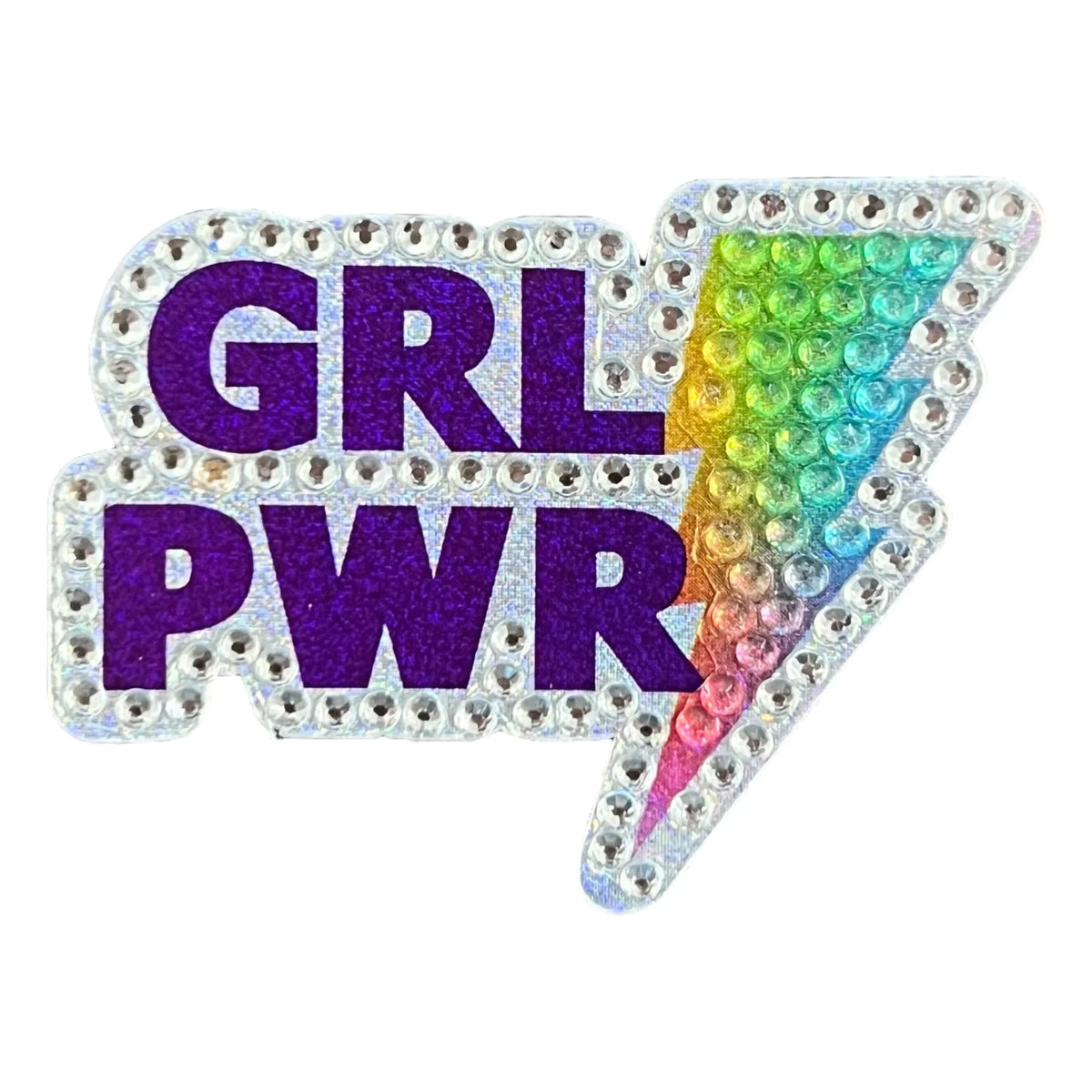 New Girl Power Collectable Rhinestone Sticker - StickerBeans