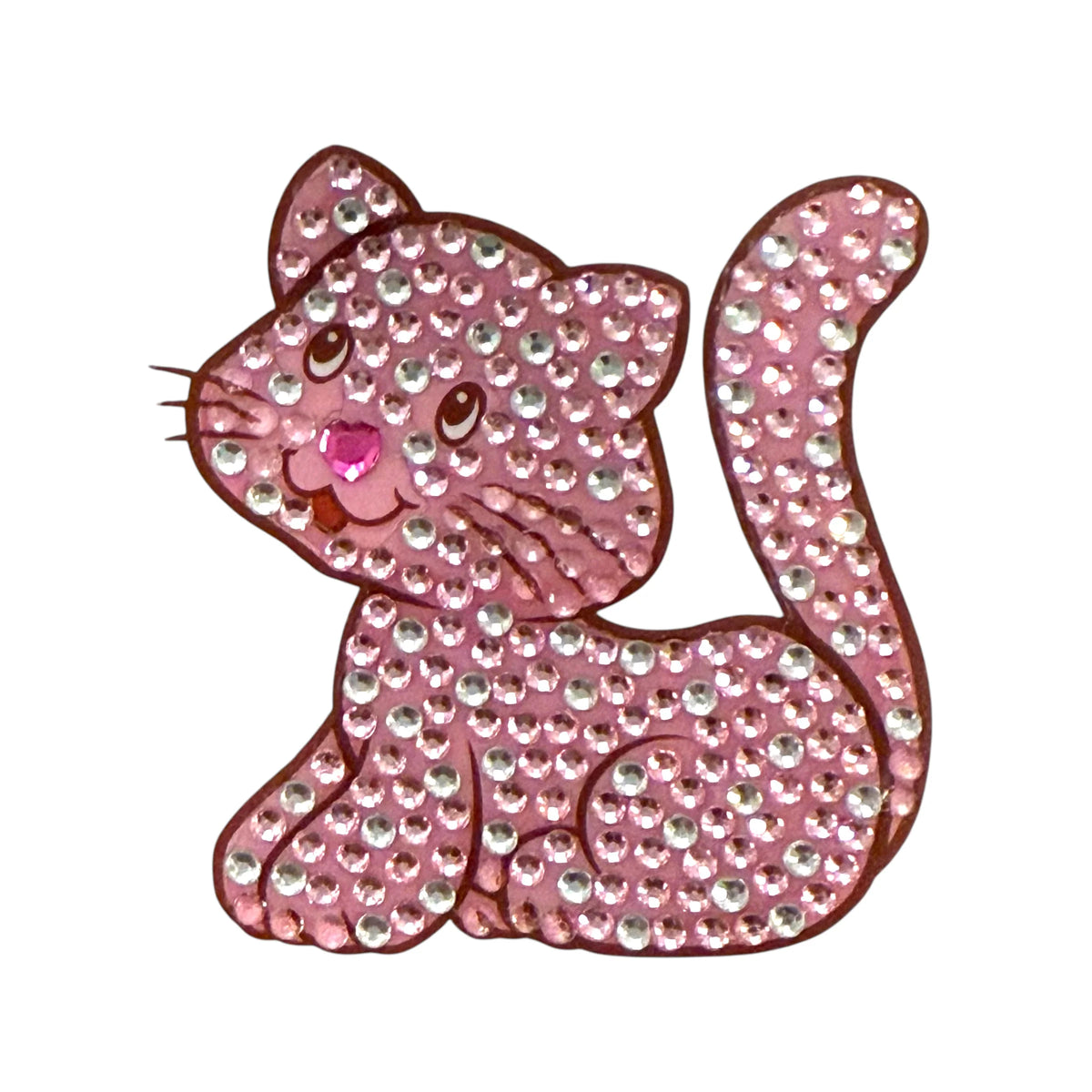 Custard the Cat Collectable Rhinestone Sticker - StickerBeans