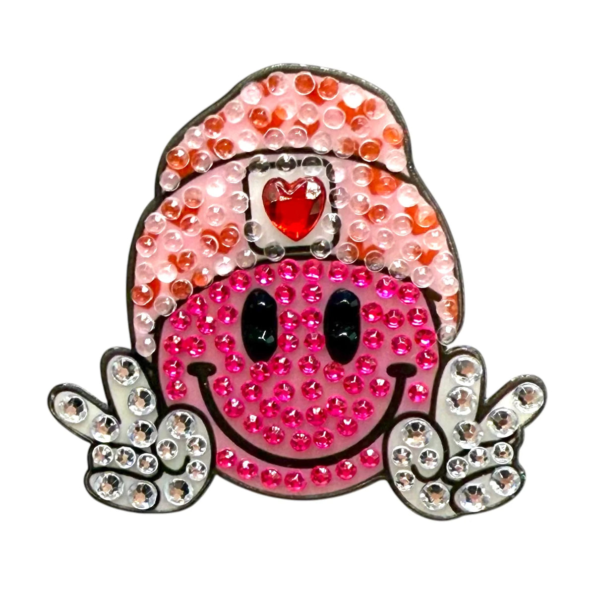 Fuzzy Collectable Rhinestone Sticker - StickerBeans