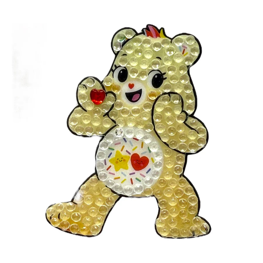 Sweet Celebrations Bear Collectable Rhinestone Sticker - StickerBeans