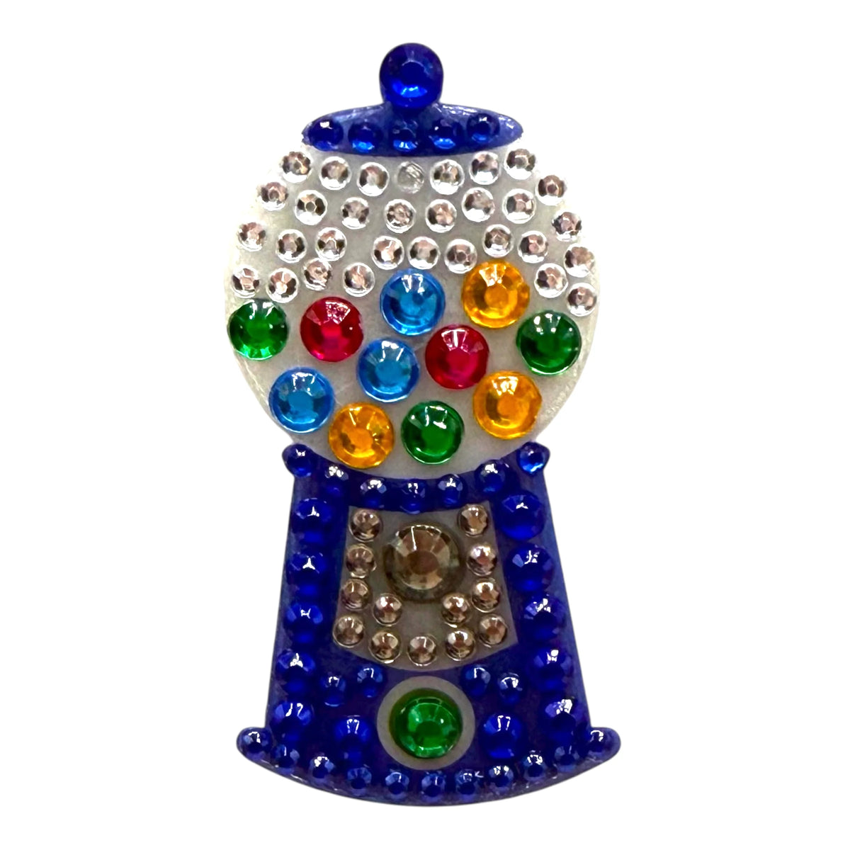 Blue Gumball Machine Collectable Rhinestone Sticker - StickerBeans