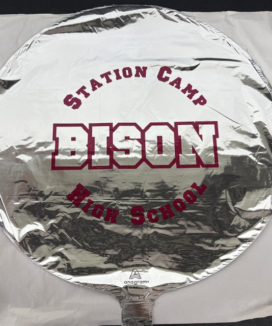 Station Camp High School Bison 17" Mylar Balloon