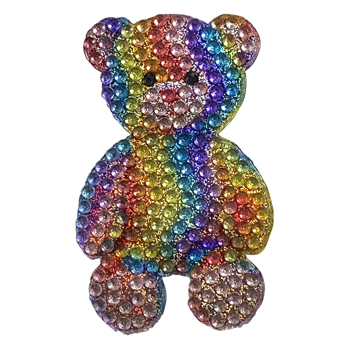 Pastel Teddy Bear Collectable Rhinestone Sticker - StickerBeans