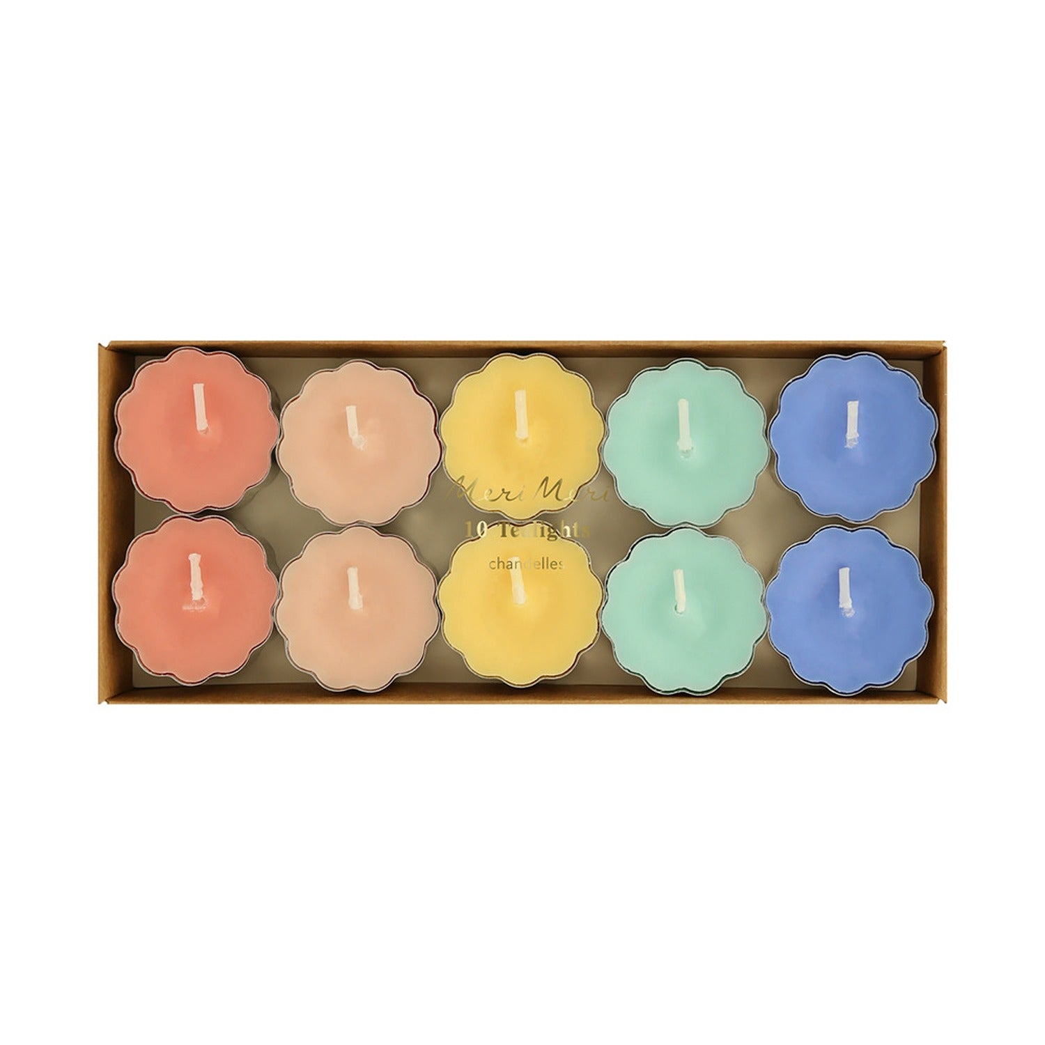 Rainbow Tealight Candles