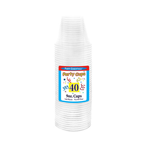 9 OZ. CUPS – CLEAR 40 CT