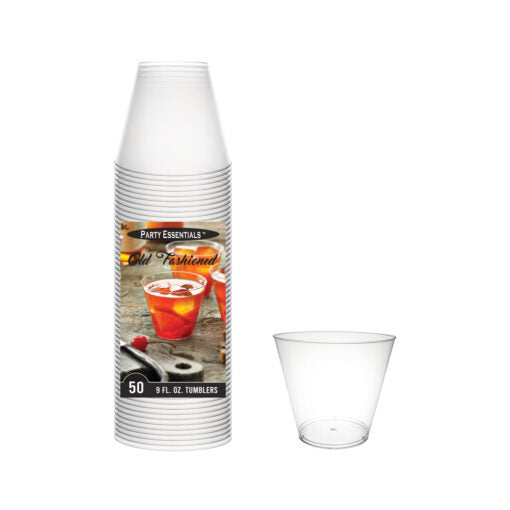9 OZ. TUMBLERS – CLEAR 50 CT.