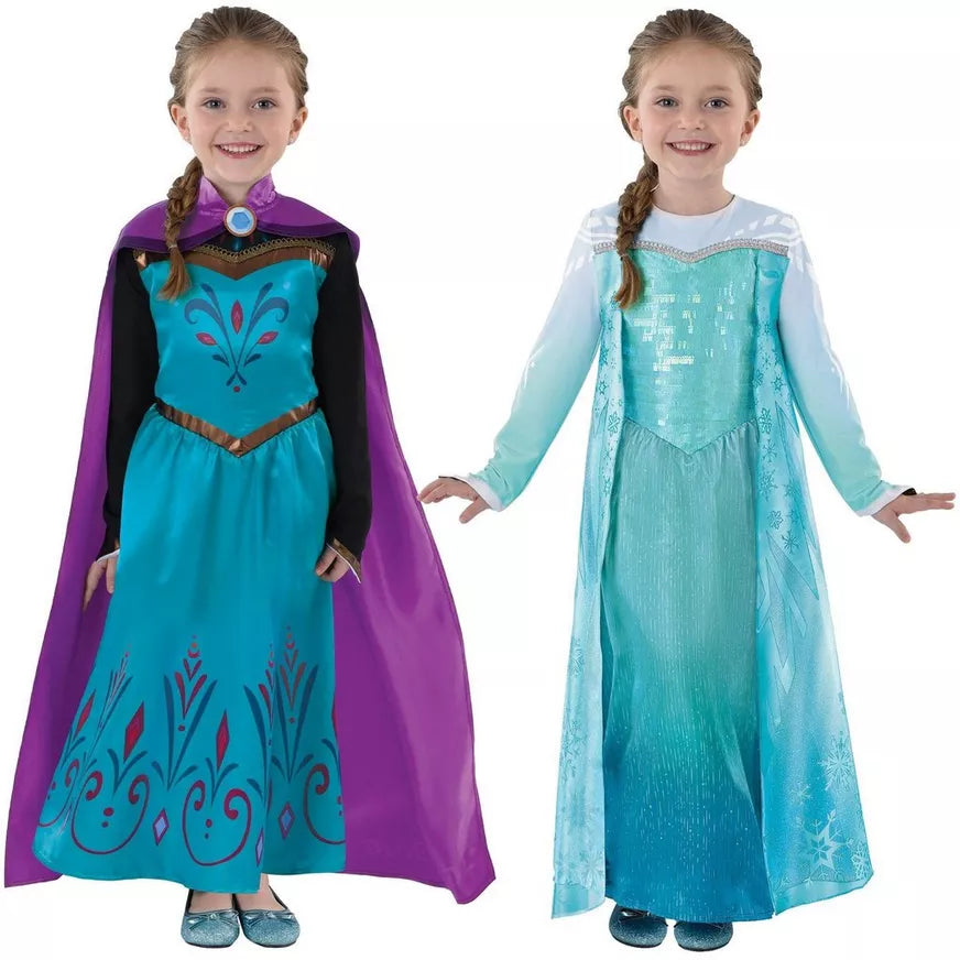 Girls Reversible Frozen Elsa Costume