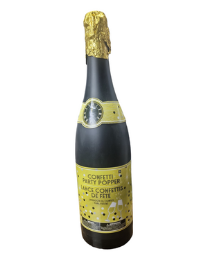 Happy New Year Champagne Bottle Confetti Popper