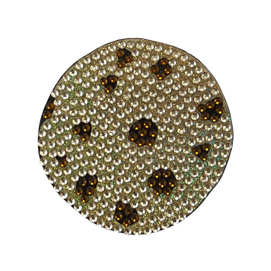 Chocolate Chip Cookie Collectable Rhinestone Sticker - StickerBeans