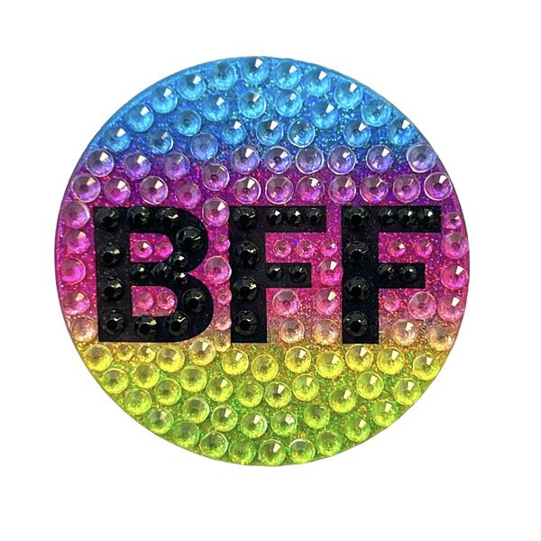 Rainbow BFF Collectable Rhinestone Sticker - StickerBeans