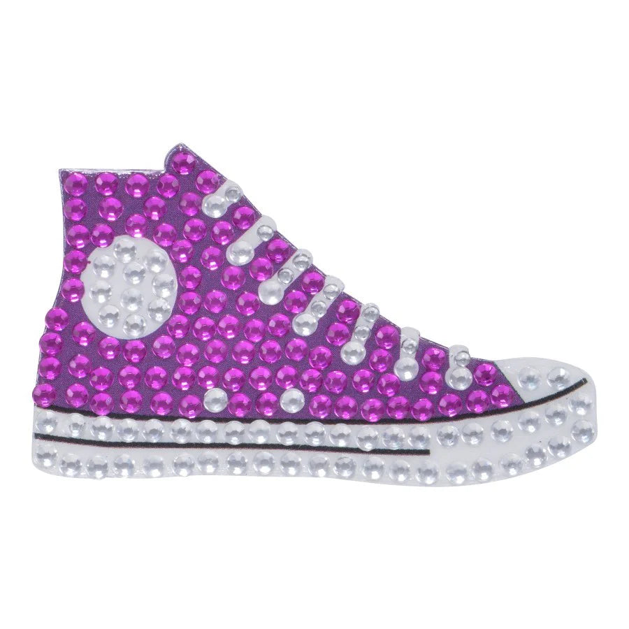 Purple Sneaker Collectable Rhinestone Sticker - StickerBeans