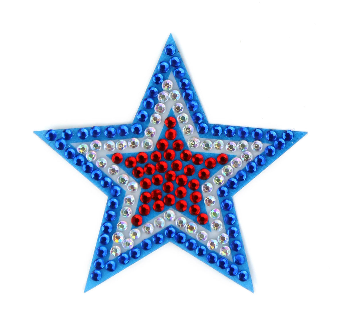 RWB Star Collectable Rhinestone Sticker - StickerBeans