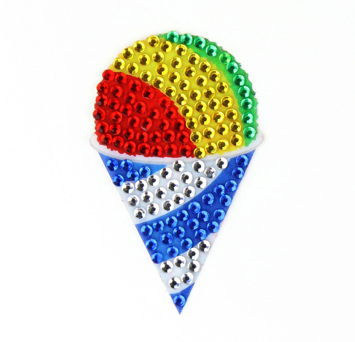 Snow Cone Collectable Rhinestone Sticker - StickerBeans