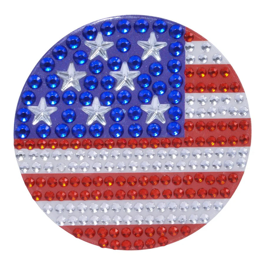 USA Collectable Rhinestone Sticker - StickerBeans