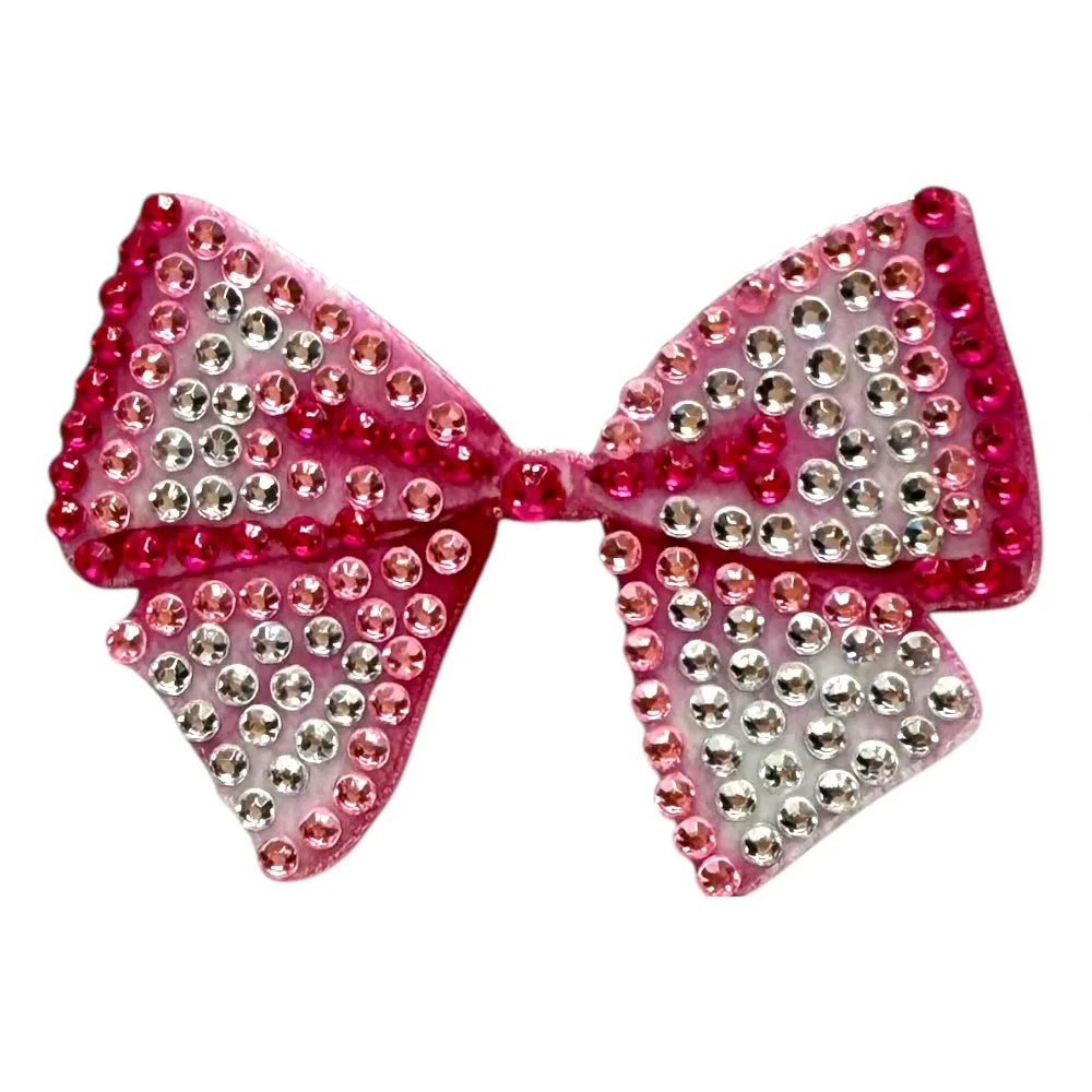Pink Bow Collectable Rhinestone Sticker - StickerBeans