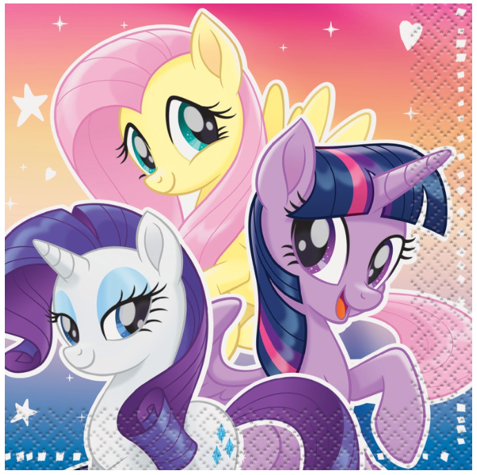 My Little Pony Beverage Napkins - 16ct