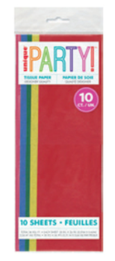 Assorted Tissue Sheets - 10ct.