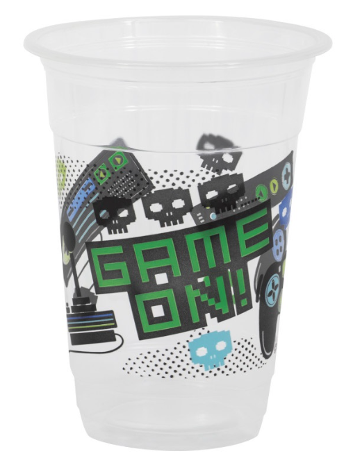 Gamer Birthday 16oz Plastic Party Cups