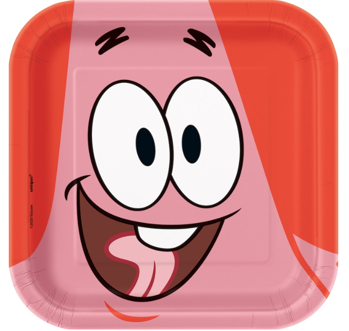 SpongeBob SquarePants Square 7" Dessert Plates