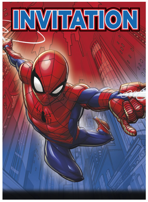 Spider-Man Invitations