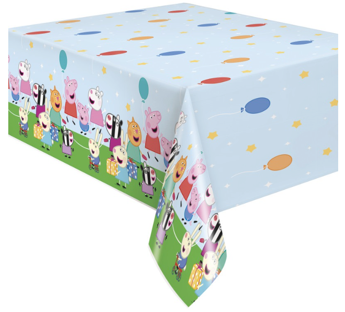 Peppa Pig Rectangular Plastic Table Cover