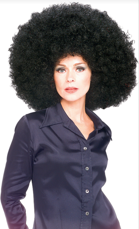 Adult Black Afro Wig