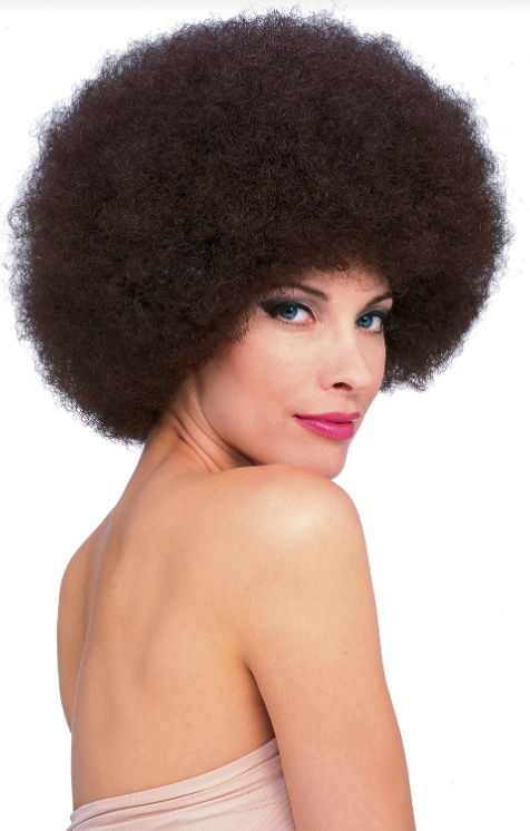 Adult Brown Afro Wig