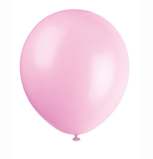 12" Latex Balloons  72ct - Petal Pink