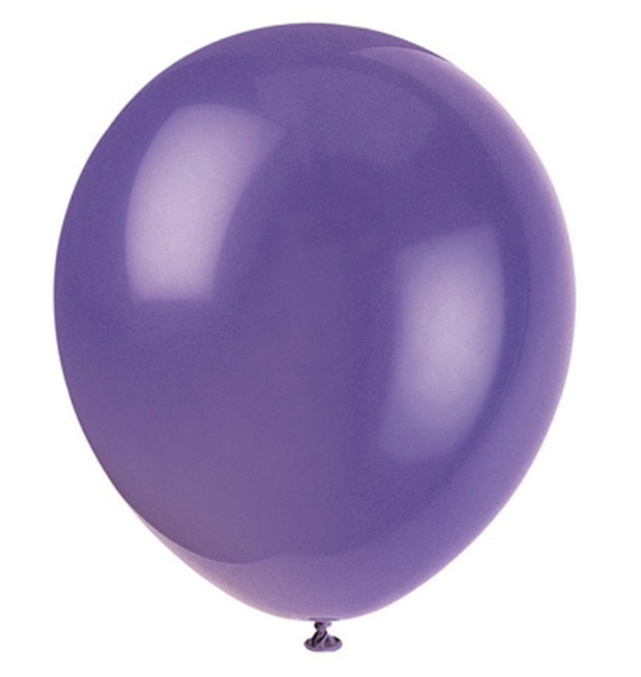 12" Latex Balloons  72ct - Amethyst Purple
