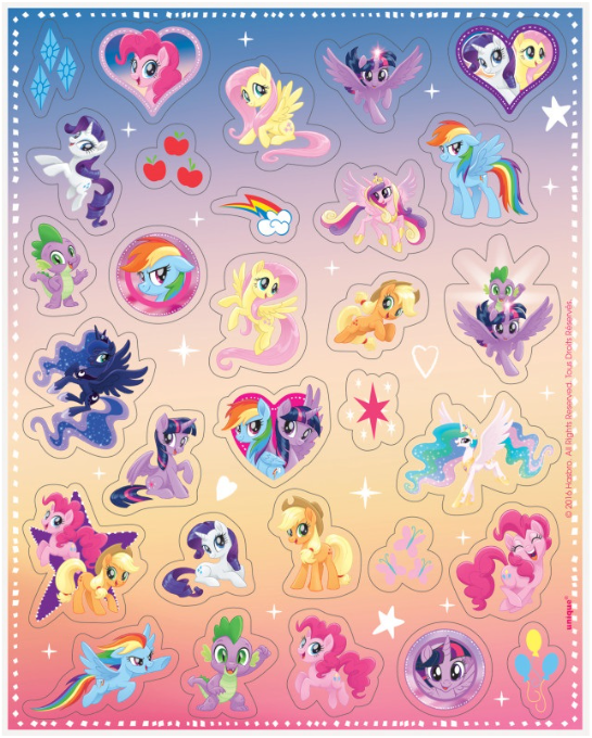 My Little Pony Sticker Sheets